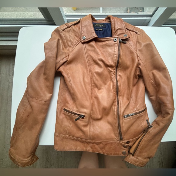 Stradivarious Real Leather Jacket - Picture 13 of 13